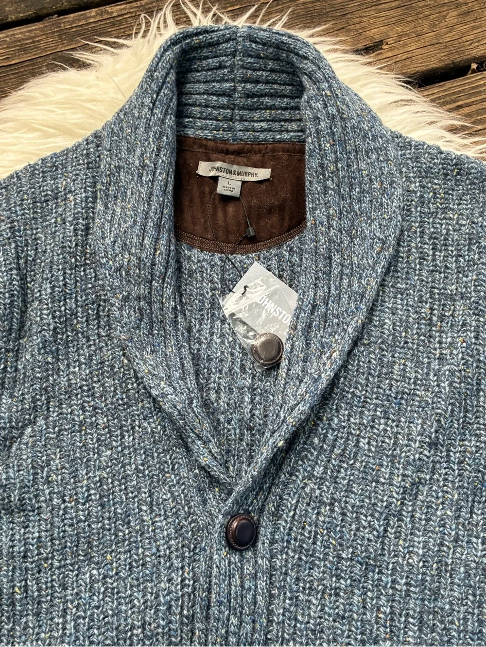 🌺NWT Johnston & Murphy Wool bland cardigan 🌺